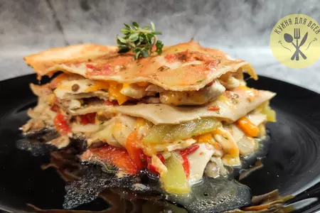 Лазанья с курицей и грибами: шаг 2