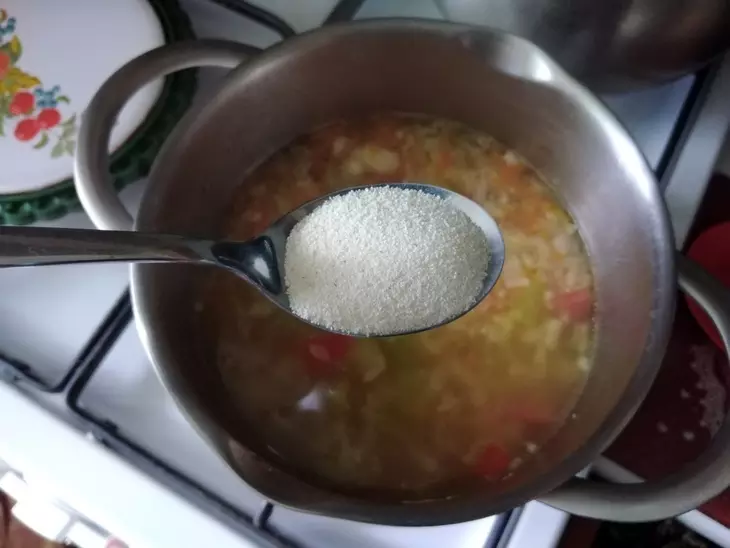 Лёгкие диетические щи на курином бульоне #литкухня #кулинар: шаг 8