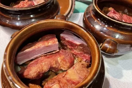 Щи с копчеными ребрышками и лисичками #литкухня и #кулинар: шаг 9