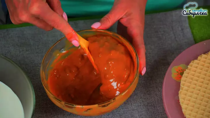 Торт-мороженое со вкусом пломбира: шаг 3