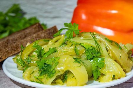 Закусочный салат из болгарского перца в чесночном соусе: шаг 9