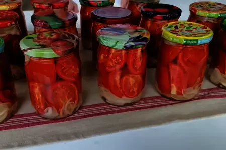 Помидоры по-фински на зиму: шаг 8