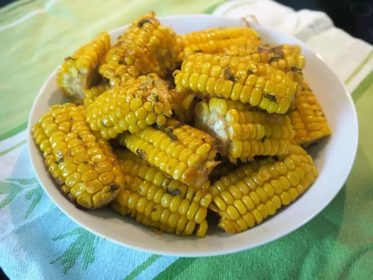 Запеченная в рукаве сливочная кукуруза: шаг 5
