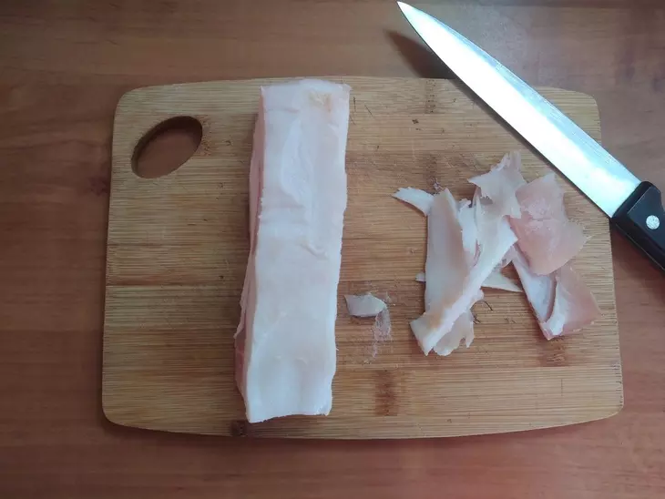 Сало солёное: шаг 2