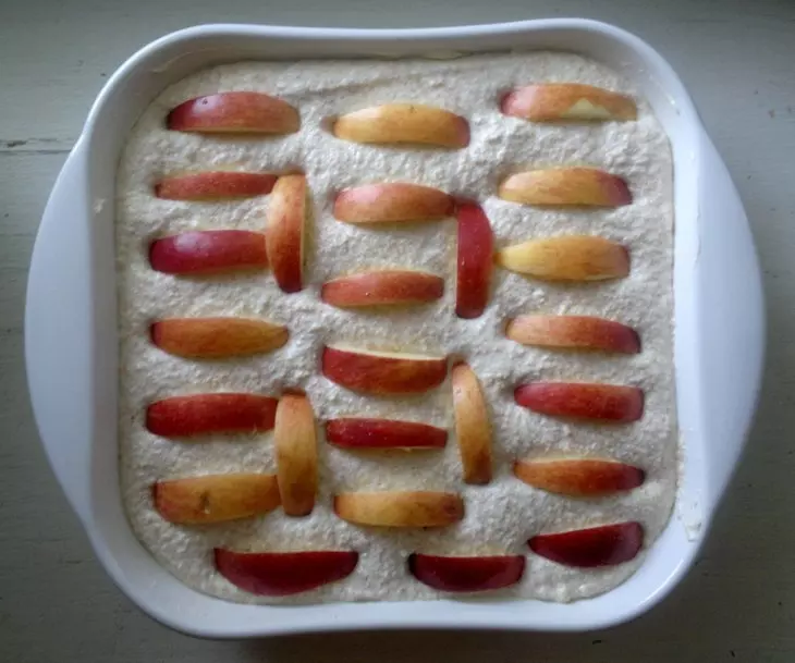 Манник с творогом и яблоками #накормишкольника: шаг 6