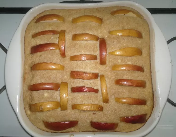 Манник с творогом и яблоками #накормишкольника: шаг 7