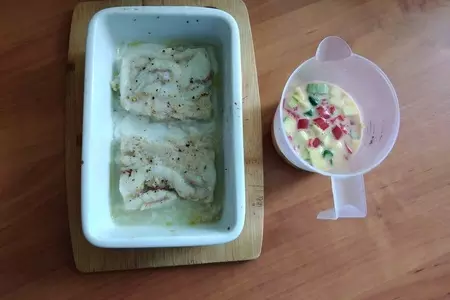 Омлет рыбный #накормишкольника: шаг 4