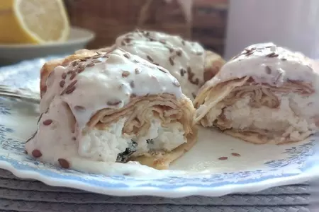 Полезные блинчики на завтрак #накормишкольника: шаг 9