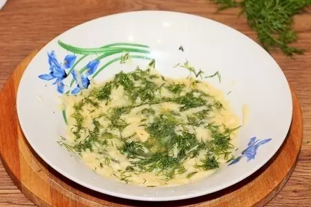 Мягкие лепешки с сыром и укропом #накормишкольника: шаг 10