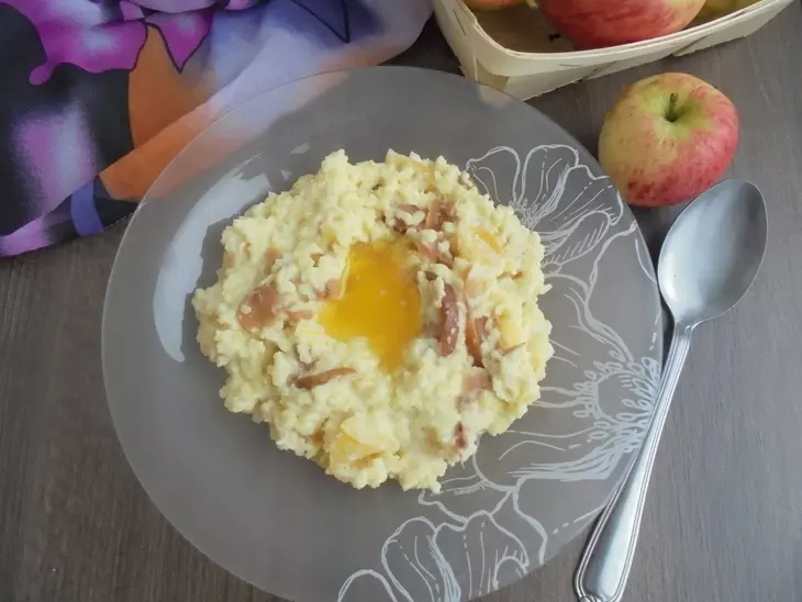 Пшенная каша с тыквой и сушеными яблоками: шаг 7