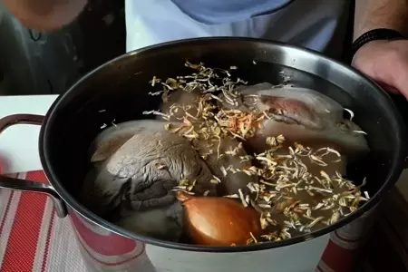 Мясная закуска вместо колбасы, готовлю из самого дешевого мяса: шаг 2