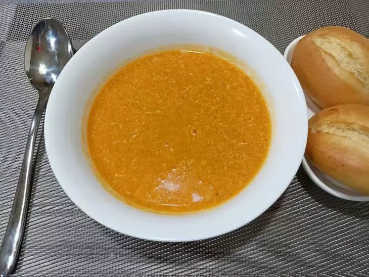 Суп-пюре из чечевицы с курицей в мультиварке: шаг 7