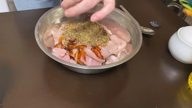 Вяленое куриное мясо: шаг 2