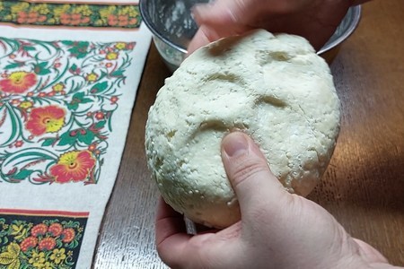 Творожное печенье с начинкой из карамелизированных яблок: шаг 3
