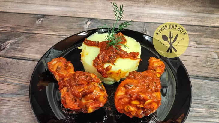 Куриные ножки на сковороде: шаг 3