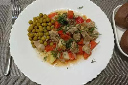 Рагу со свининой в мультиварке: шаг 4