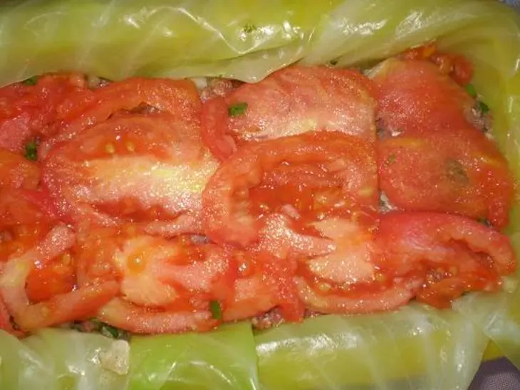 Мясной рулет или мега голубец: шаг 5