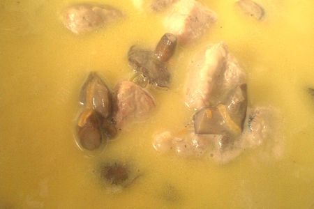 Телятина с грибами в сливочном соусе: шаг 5