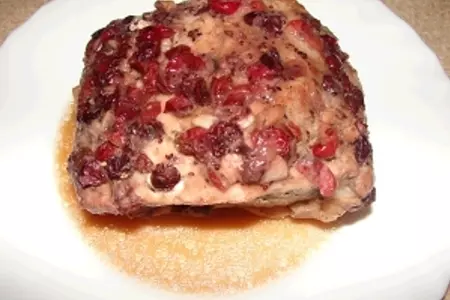 Мясо, запечённое с клюквой: шаг 5