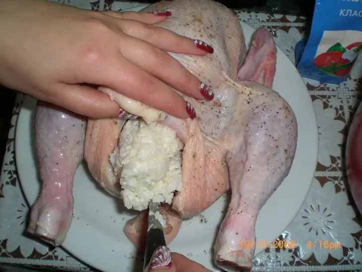 Курица запеченная с рисом: шаг 2