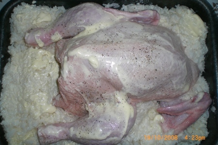 Курица запеченная с рисом: шаг 3