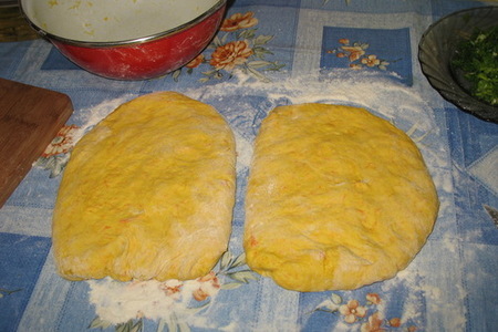 Тыквеный хлеб с зеленым луком и семечками: шаг 3