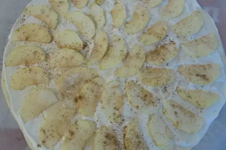 Белая пицца (с яблоками и корицей): шаг 6