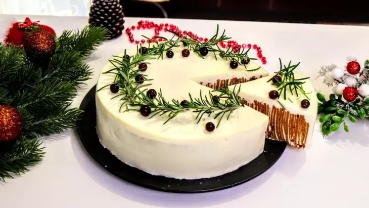 Закусочный печеночный торт: шаг 8