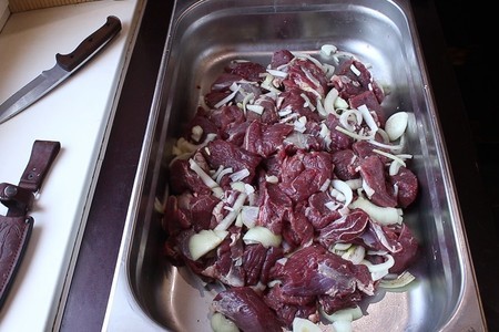 Шашлык из баранины маринованный в овечьем йогурте: шаг 4