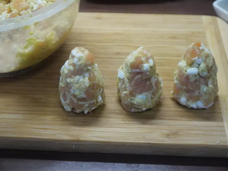 Закуска - ассорти "рождественские елочки": шаг 6