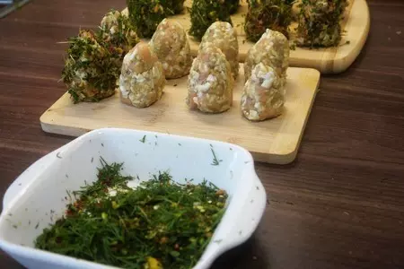 Закуска - ассорти "рождественские елочки": шаг 7