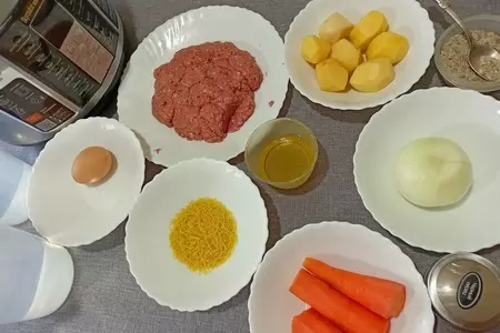 Кудрявый суп с фрикадельками: шаг 1
