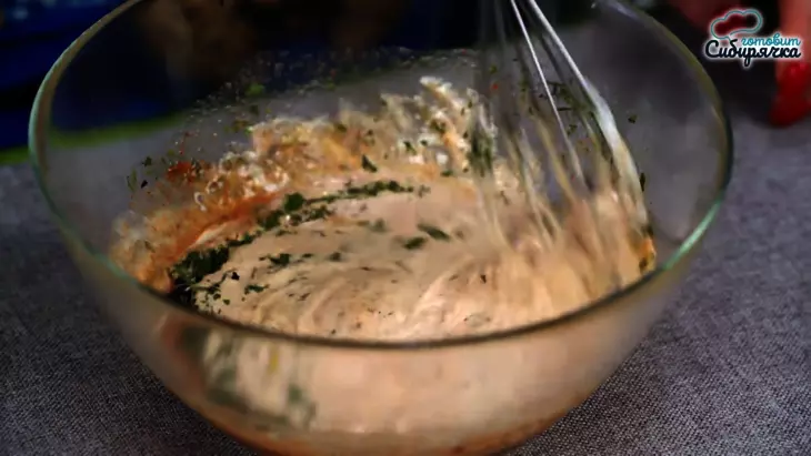 Запеченное куриное филе с овощной смесью и помидорами с сыром: шаг 4