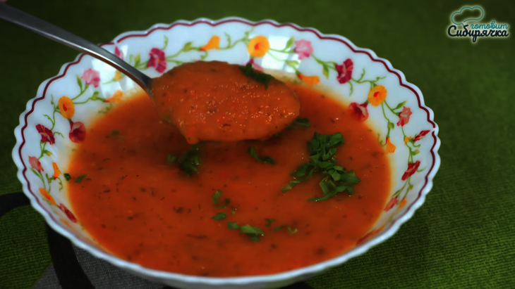 Постный витаминный суп-пюре из овощей со специями: шаг 8