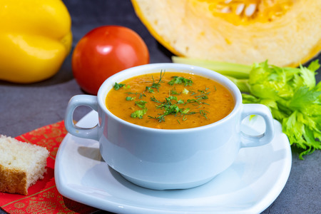 Постный витаминный суп-пюре из овощей со специями: шаг 9