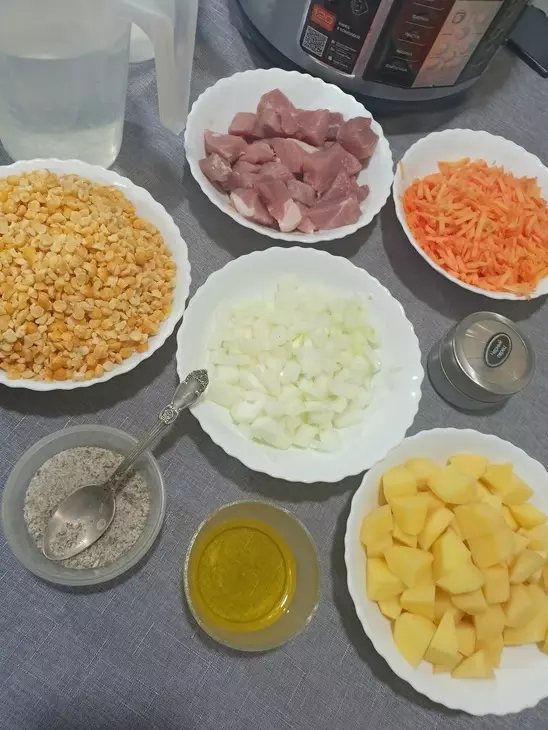 Гороховый суп со свининой: шаг 2
