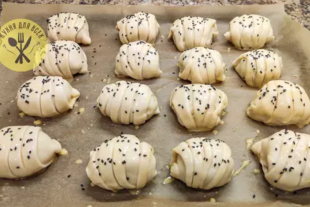 Пирожки с мясом, слоёное тесто своими руками: шаг 6