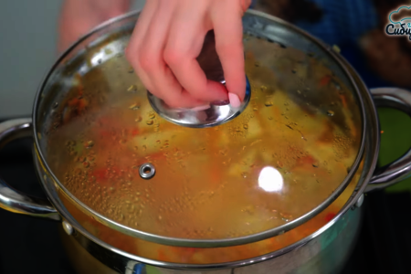 Картофельный суп-пюре со сливками и гренками: шаг 4