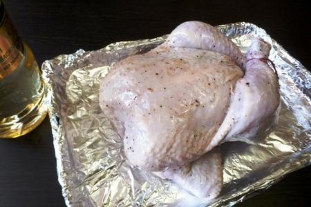 Запеченная курица, маринованная в уксусе с чесноком: шаг 3