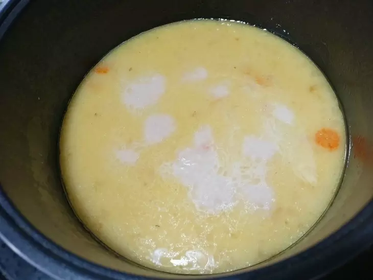 Сырный суп с колбасками: шаг 5