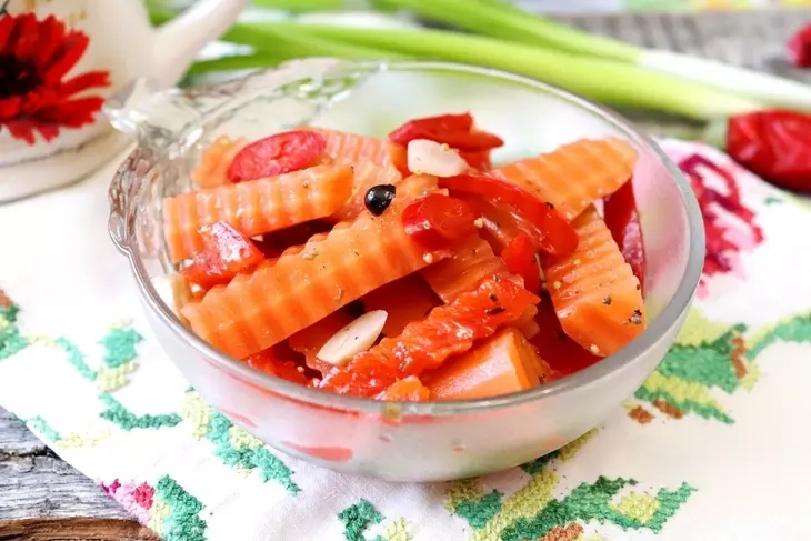 Пряный салат из моркови  #постныйстол: шаг 6