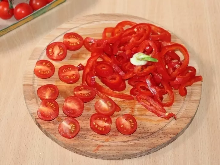 Салат с кальмарами и сладким перцем #постныйстол: шаг 3