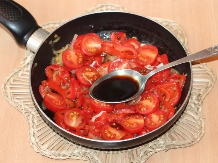 Салат с кальмарами и сладким перцем #постныйстол: шаг 7