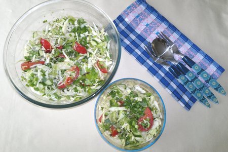 Салат из капусты с овощами и имбирной заправкой #постныйстол: шаг 9
