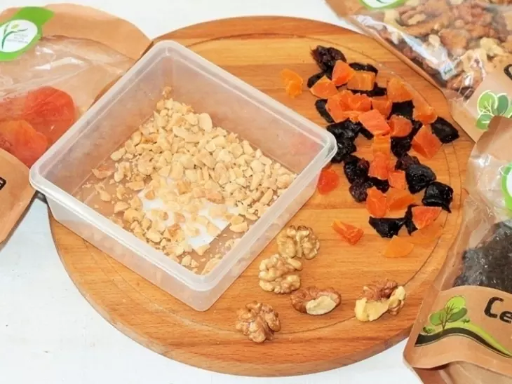 Кускус с сухофруктами и орехами #постныйстол: шаг 1