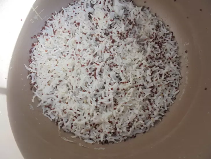 Запеченные шампиньоны с рисом и киноа #постныйстол: шаг 2