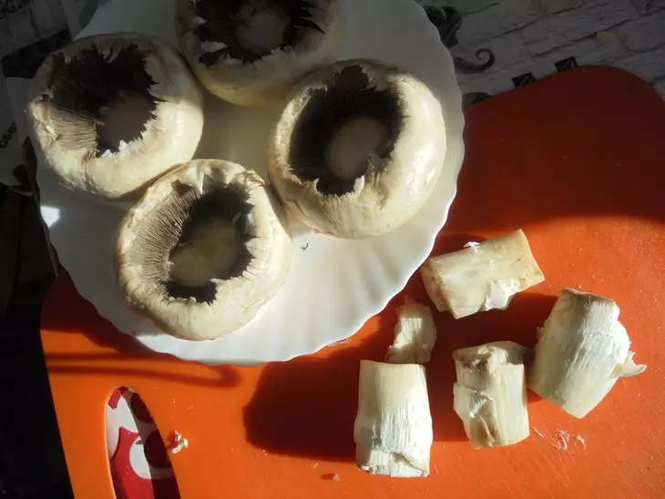 Запеченные шампиньоны с рисом и киноа #постныйстол: шаг 4