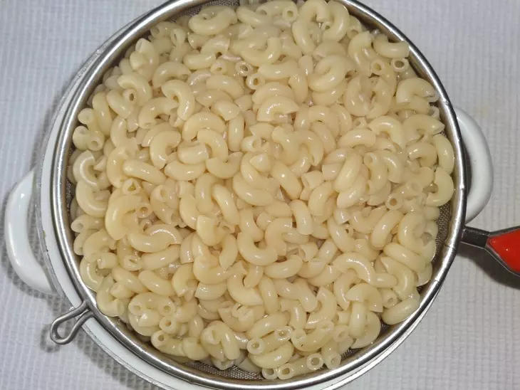 Макароны с соусом из чечевицы #постный стол: шаг 8