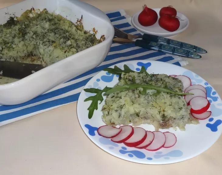 Минтай, запеченный с картофелем #постныйстол: шаг 9