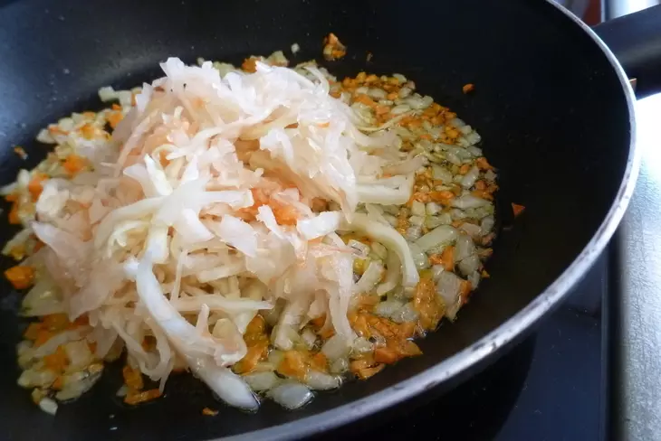 Гюцпот с квашеной капустой #постныйстол: шаг 2